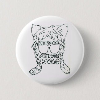 Badge Rond 5 Cm Bouton de butin de coyote