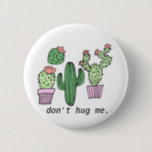 Badge Rond 5 Cm Bouton de cactus drôle<br><div class="desc">mignon</div>