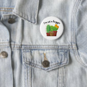 Badge Rond 5 Cm Bouton de Cactus / Succulente Expression Mignonne (En situation)