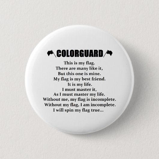 Badge Rond 5 Cm Bouton de cadence de Colorguard (Devant)