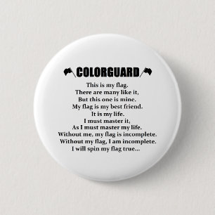 Badge Rond 5 Cm Bouton de cadence de Colorguard