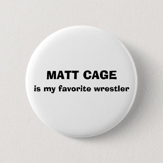 Badge Rond 5 Cm Bouton de cage de Matt (Devant)