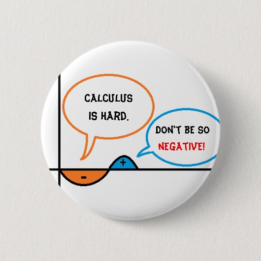 Badge Rond 5 Cm Bouton de calcul (Devant)