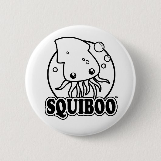 Badge Rond 5 Cm Bouton de calmar mou (Devant)