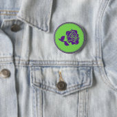 Badge Rond 5 Cm Bouton de camp IGGPP - Épine (En situation)