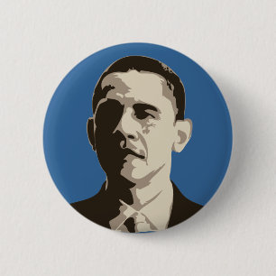 Badge Rond 5 Cm Bouton de campagne de Barack Obama