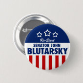Badge Rond 5 Cm Bouton de campagne de Blutarsky (Devant & derrière)