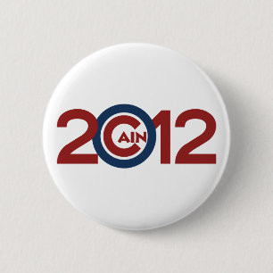 Badge Rond 5 Cm Bouton de campagne de Caïn 2012