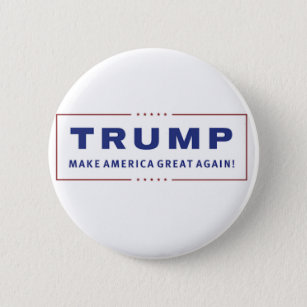 Badge Rond 5 Cm Bouton de campagne de Donald Trump 2016 - 2,25"