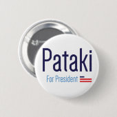 Badge Rond 5 Cm Bouton de campagne de George Pataki 2016 - 2,25" (Devant & derrière)