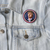Badge Rond 5 Cm bouton de campagne de hillary Clinton (En situation)