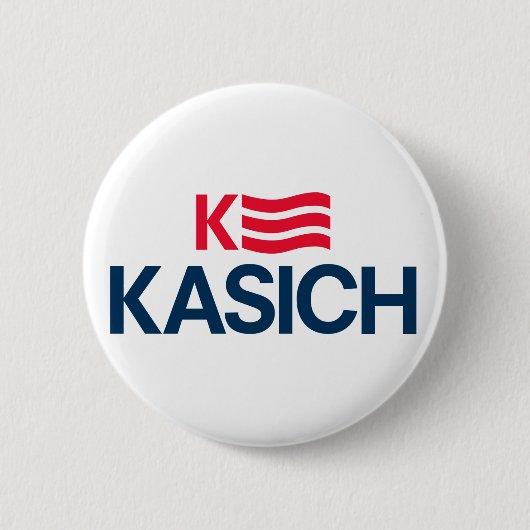 Badge Rond 5 Cm Bouton de campagne de John Kasich 2016 - 2,25" (Devant)