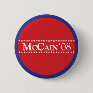Badge Rond 5 Cm Bouton de campagne de John McCain