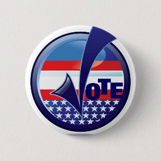 Badge Rond 5 Cm Bouton de campagne de VOTE