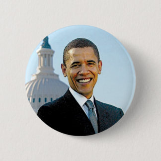 Badge Rond 5 Cm Bouton de campagne photo Barack Obama 2012
