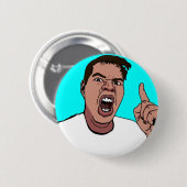 Badge Rond 5 Cm bouton de canal de demande (Devant & derrière)