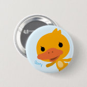Badge Rond 5 Cm Bouton de canard de doris de Qkids (Devant & derrière)