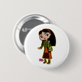 Badge Rond 5 Cm Bouton de Cancer (Devant & derrière)