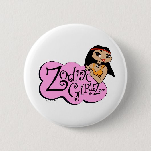 Badge Rond 5 Cm Bouton de Cancer (Devant)