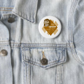 Badge Rond 5 Cm Bouton de Cancer (En situation)