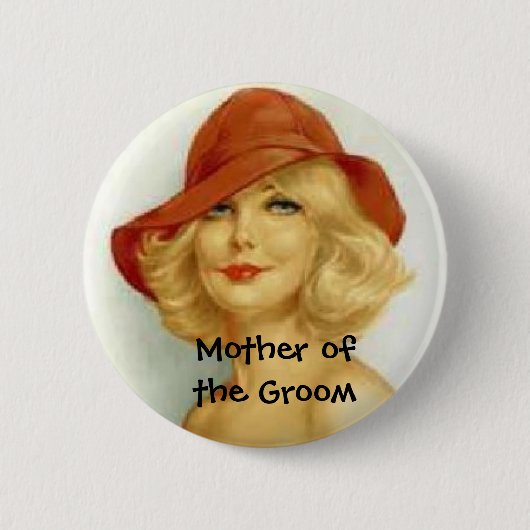 Badge Rond 5 Cm Bouton de Carol (Devant)