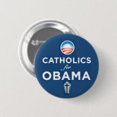 Badge Rond 5 Cm Bouton de CATHOLIQUES (Devant & derrière)