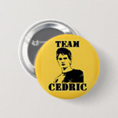Badge Rond 5 Cm Bouton de Cedric d'équipe (Devant & derrière)