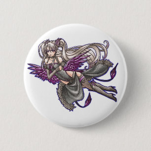 Badge Rond 5 Cm Bouton de Ceilia