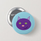 Badge Rond 5 Cm bouton de chat (Devant & derrière)