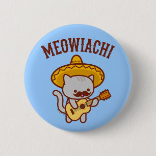 Badge Rond 5 Cm Bouton de chat de MEOWIACHI