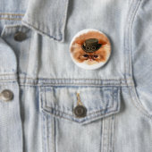 Badge Rond 5 Cm Bouton de chat de Steampunk (En situation)