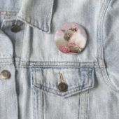 Badge Rond 5 Cm bouton de chaton de ragdoll (En situation)