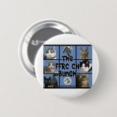 Badge Rond 5 Cm Bouton de chats de FFRC ch (Devant & derrière)