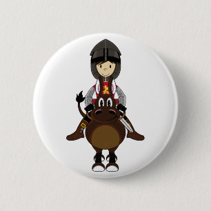 Badge Rond 5 Cm Bouton de chevalier de croisé
