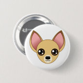 Badge Rond 5 Cm Bouton de chiwawa (Devant & derrière)