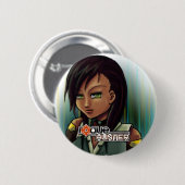Badge Rond 5 Cm Bouton de CJ Manga (Devant & derrière)