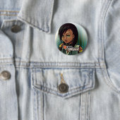 Badge Rond 5 Cm Bouton de CJ Manga (En situation)