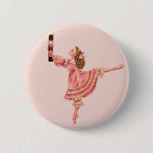 Badge Rond 5 Cm Bouton de Clara (Devant)
