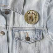 Badge Rond 5 Cm Bouton de cochon mignon (En situation)