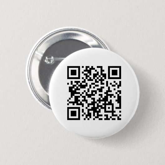 Badge Rond 5 Cm Bouton de code QR (Devant & derrière)