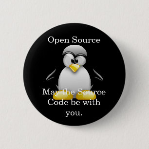 Badge Rond 5 Cm Bouton de code source