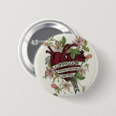 Badge Rond 5 Cm Bouton de compassion - Dalai Lama (Devant & derrière)