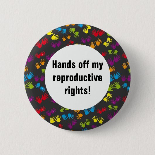Badge Rond 5 Cm Bouton de conception de mes droits (Devant)