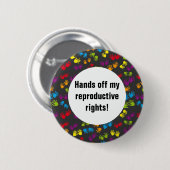 Badge Rond 5 Cm Bouton de conception de mes droits (Devant & derrière)