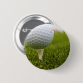 Badge Rond 5 Cm Bouton de conception de tee de golf (Devant & derrière)