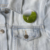 Badge Rond 5 Cm Bouton de conception de tee de golf (En situation)