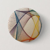Badge Rond 5 Cm Bouton de conception géométrique (Devant)