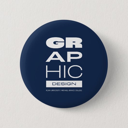 Badge Rond 5 Cm Bouton de conception graphique Kean MGC (Devant)