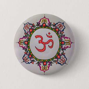 Badge Rond 5 Cm Bouton de conception Ohm