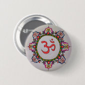 Badge Rond 5 Cm Bouton de conception Ohm (Devant & derrière)